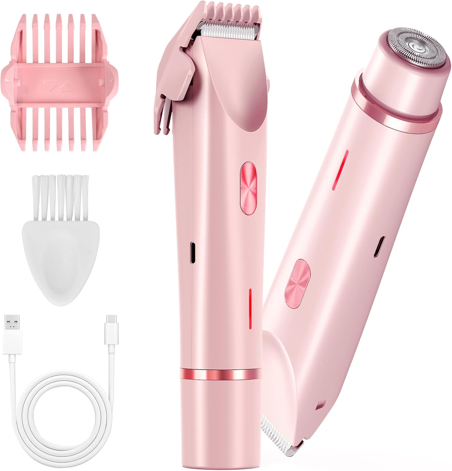 SmoothSilk™ 2-in-1 Hair Remover & Shaver – For Face, Body & Bikini Zone