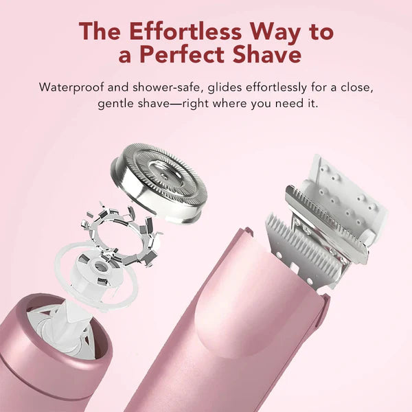 SmoothSilk™ 2-in-1 Hair Remover & Shaver – For Face, Body & Bikini Zone